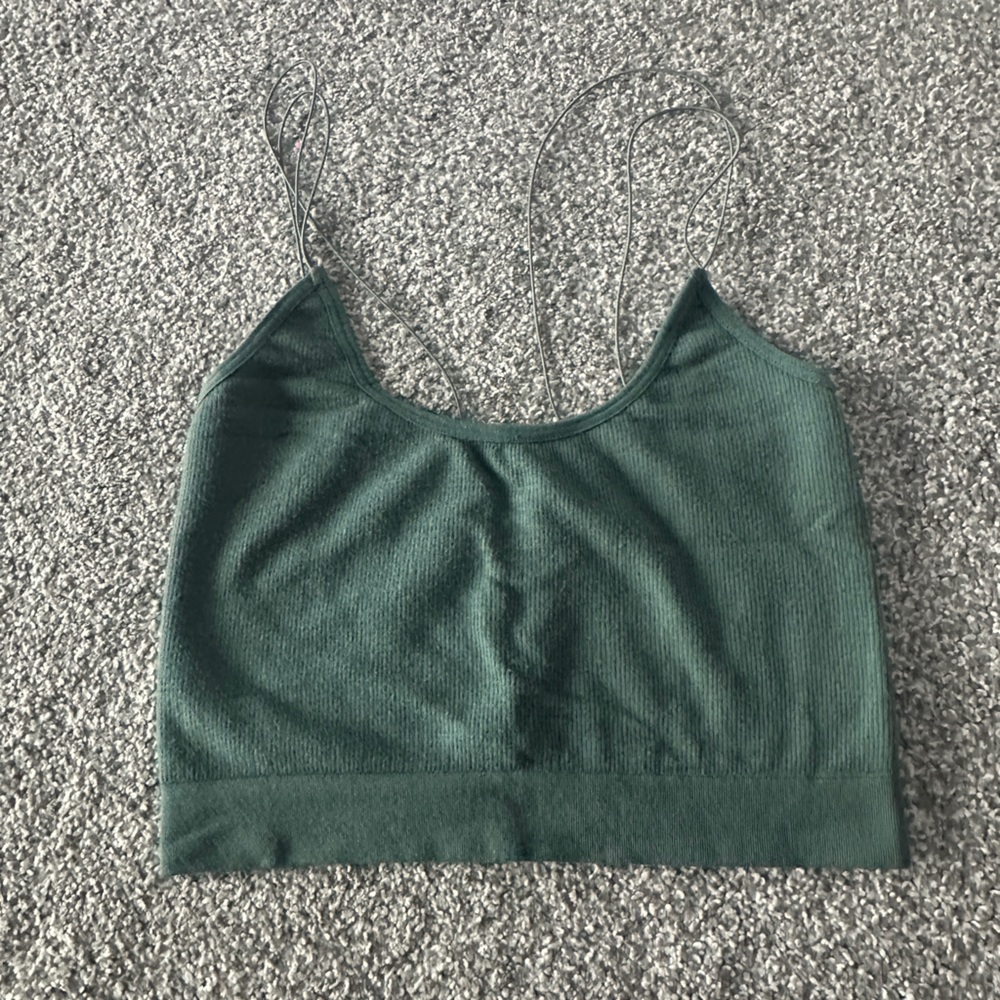 Urban Outfitters Dark Green Tank Top
